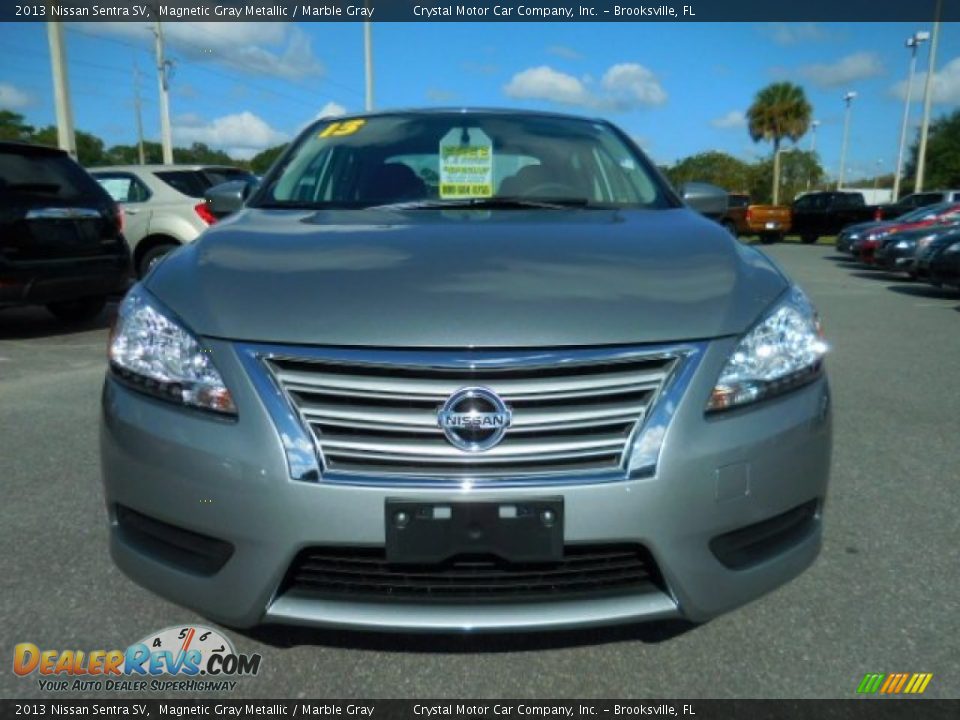 2013 Nissan Sentra SV Magnetic Gray Metallic / Marble Gray Photo #13