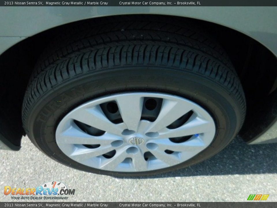 2013 Nissan Sentra SV Magnetic Gray Metallic / Marble Gray Photo #14