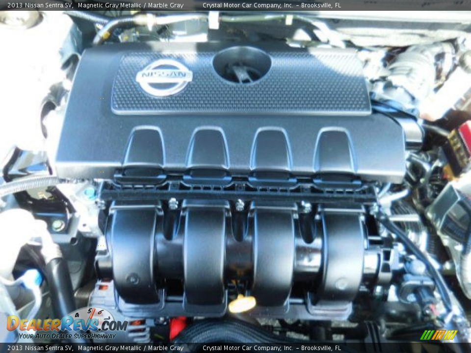 2013 Nissan Sentra SV Magnetic Gray Metallic / Marble Gray Photo #16