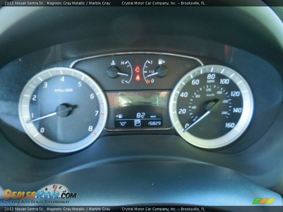 2013 Nissan Sentra SV Magnetic Gray Metallic / Marble Gray Photo #18