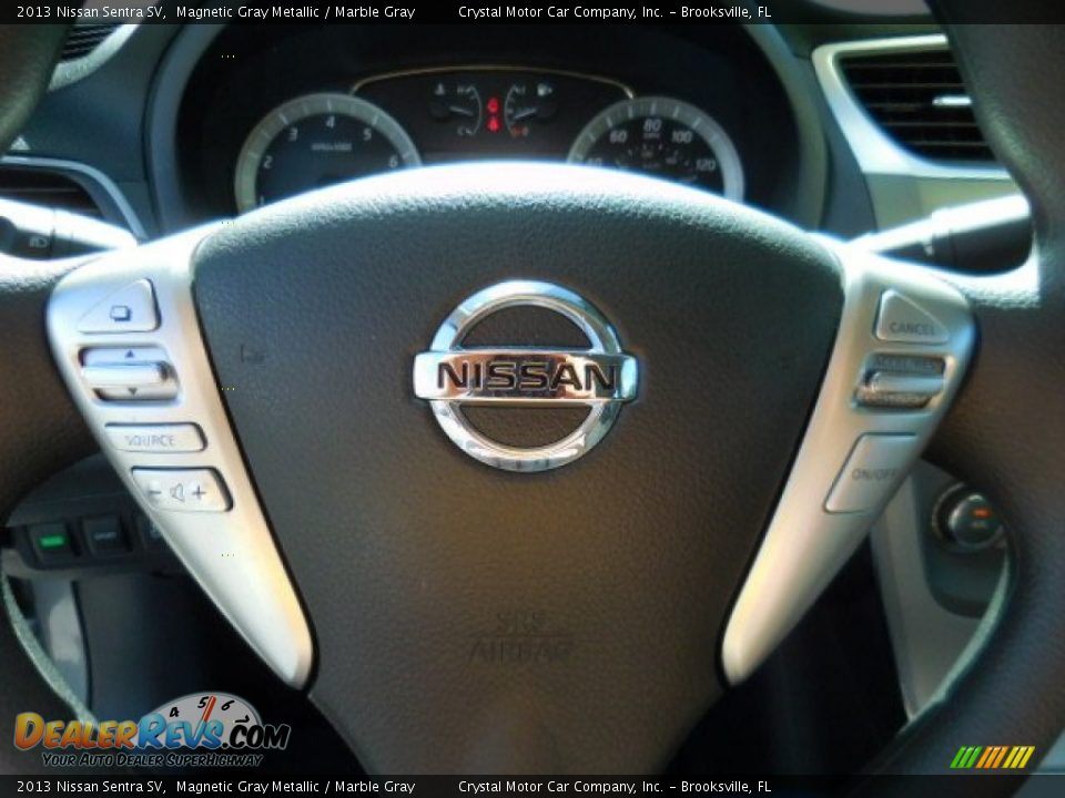 2013 Nissan Sentra SV Magnetic Gray Metallic / Marble Gray Photo #21