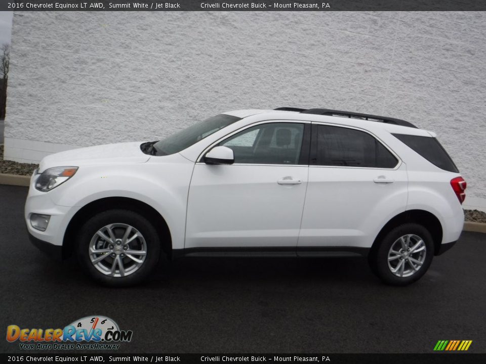 2016 Chevrolet Equinox LT AWD Summit White / Jet Black Photo #2