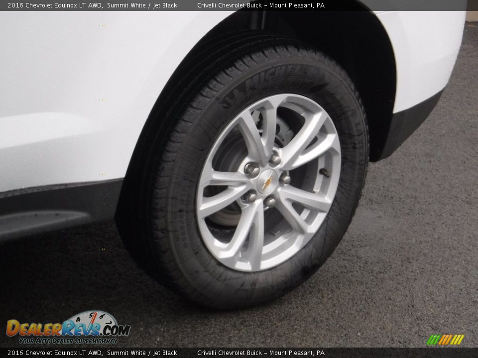 2016 Chevrolet Equinox LT AWD Summit White / Jet Black Photo #3