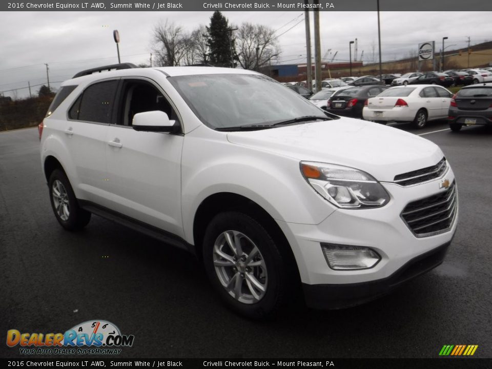 2016 Chevrolet Equinox LT AWD Summit White / Jet Black Photo #5