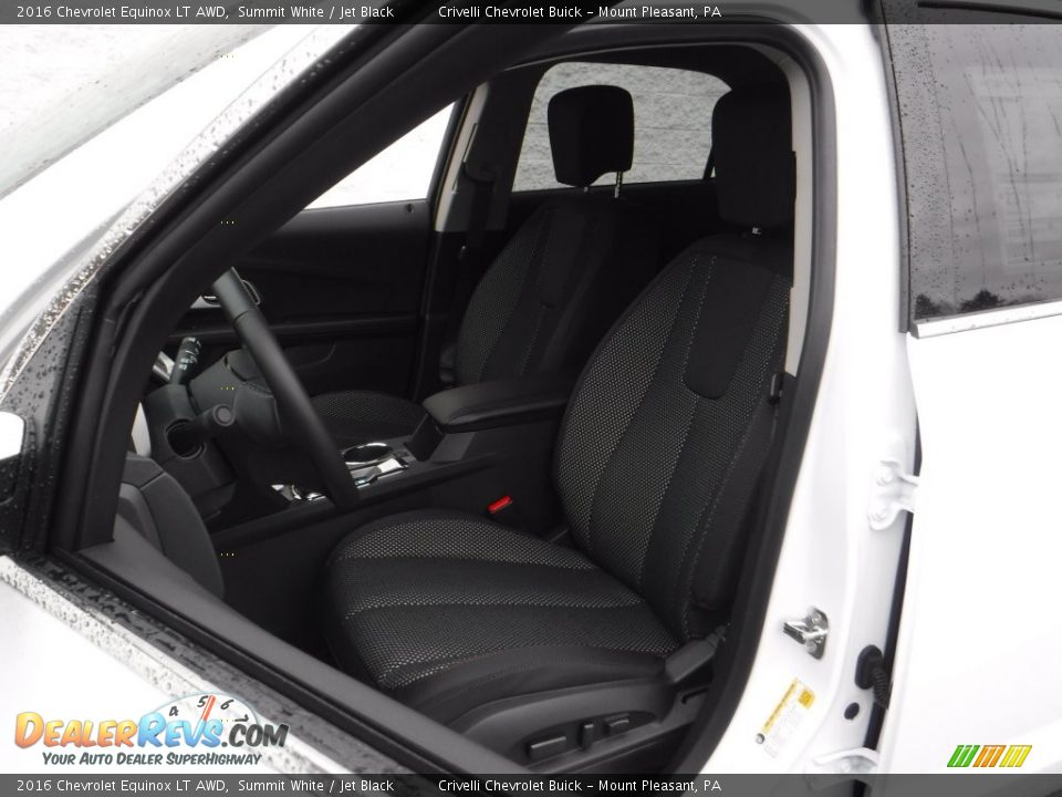 2016 Chevrolet Equinox LT AWD Summit White / Jet Black Photo #10