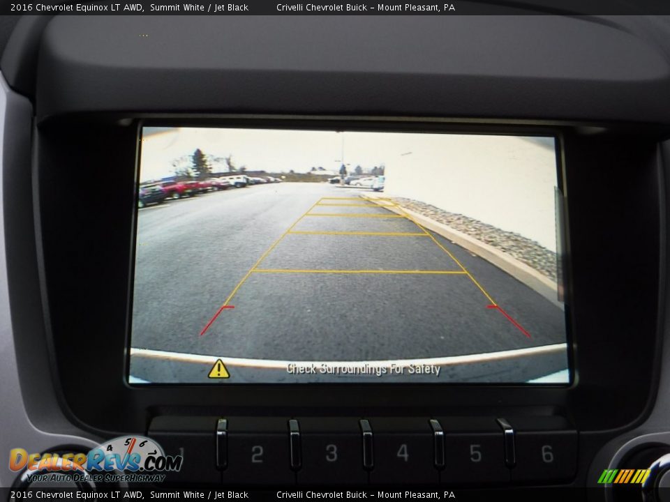 2016 Chevrolet Equinox LT AWD Summit White / Jet Black Photo #13
