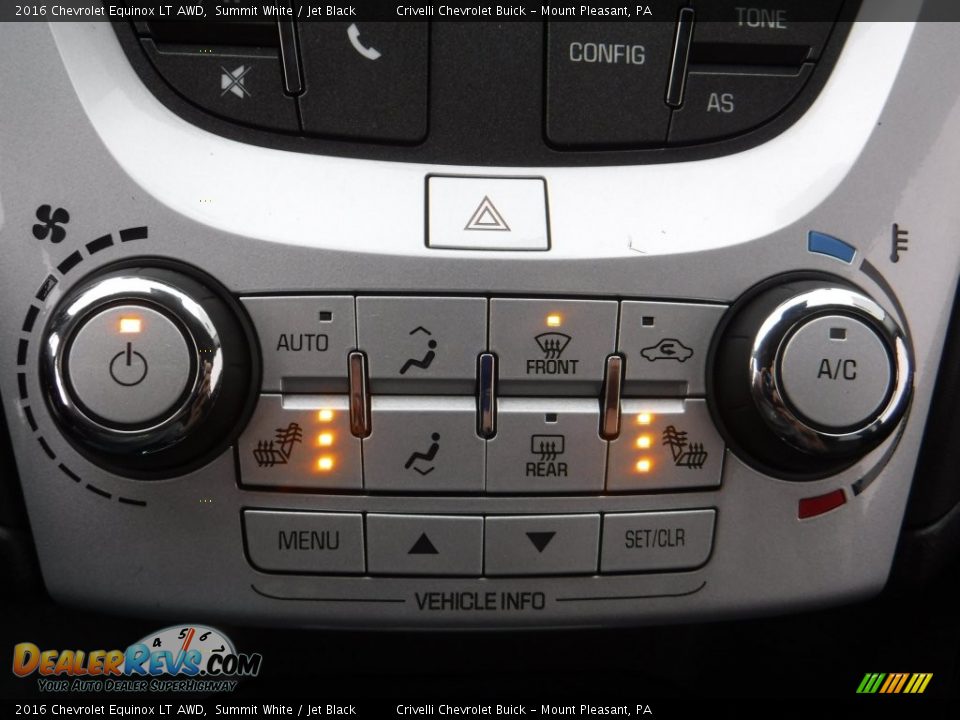 2016 Chevrolet Equinox LT AWD Summit White / Jet Black Photo #14