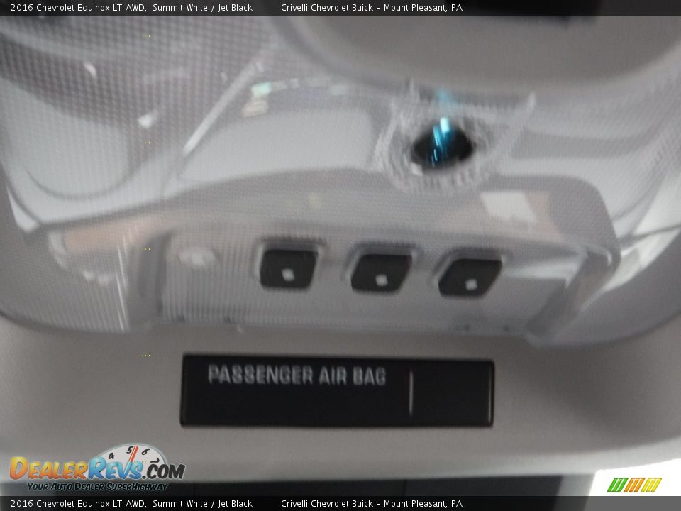 2016 Chevrolet Equinox LT AWD Summit White / Jet Black Photo #17