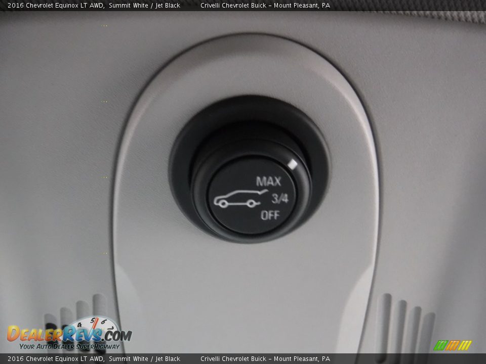2016 Chevrolet Equinox LT AWD Summit White / Jet Black Photo #18