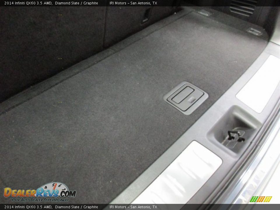 2014 Infiniti QX60 3.5 AWD Diamond Slate / Graphite Photo #16