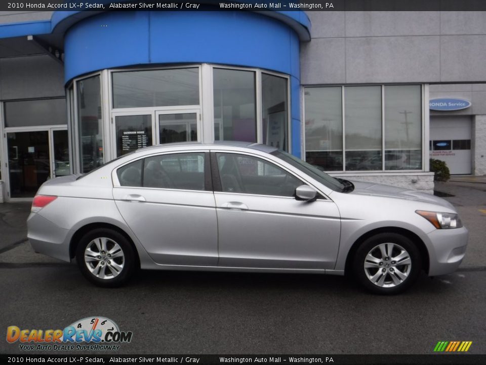 2010 Honda Accord LX-P Sedan Alabaster Silver Metallic / Gray Photo #2
