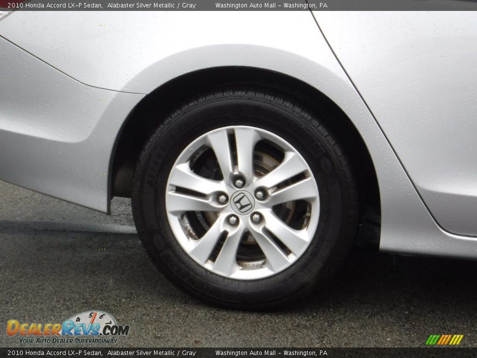 2010 Honda Accord LX-P Sedan Alabaster Silver Metallic / Gray Photo #3