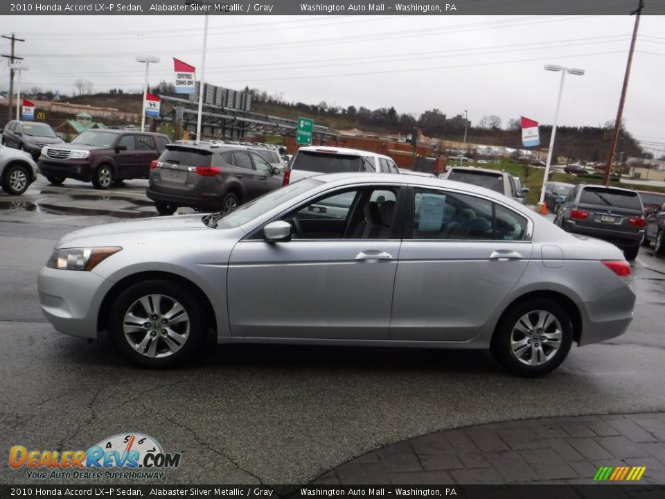 2010 Honda Accord LX-P Sedan Alabaster Silver Metallic / Gray Photo #6