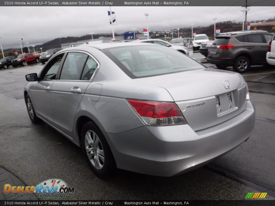 2010 Honda Accord LX-P Sedan Alabaster Silver Metallic / Gray Photo #7