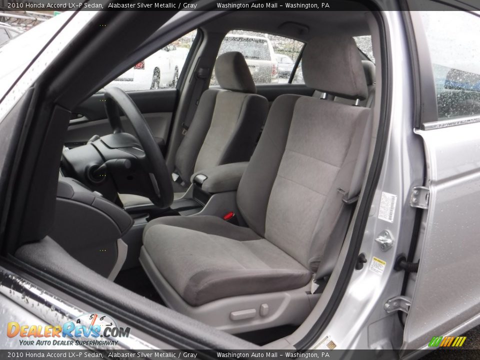 2010 Honda Accord LX-P Sedan Alabaster Silver Metallic / Gray Photo #10