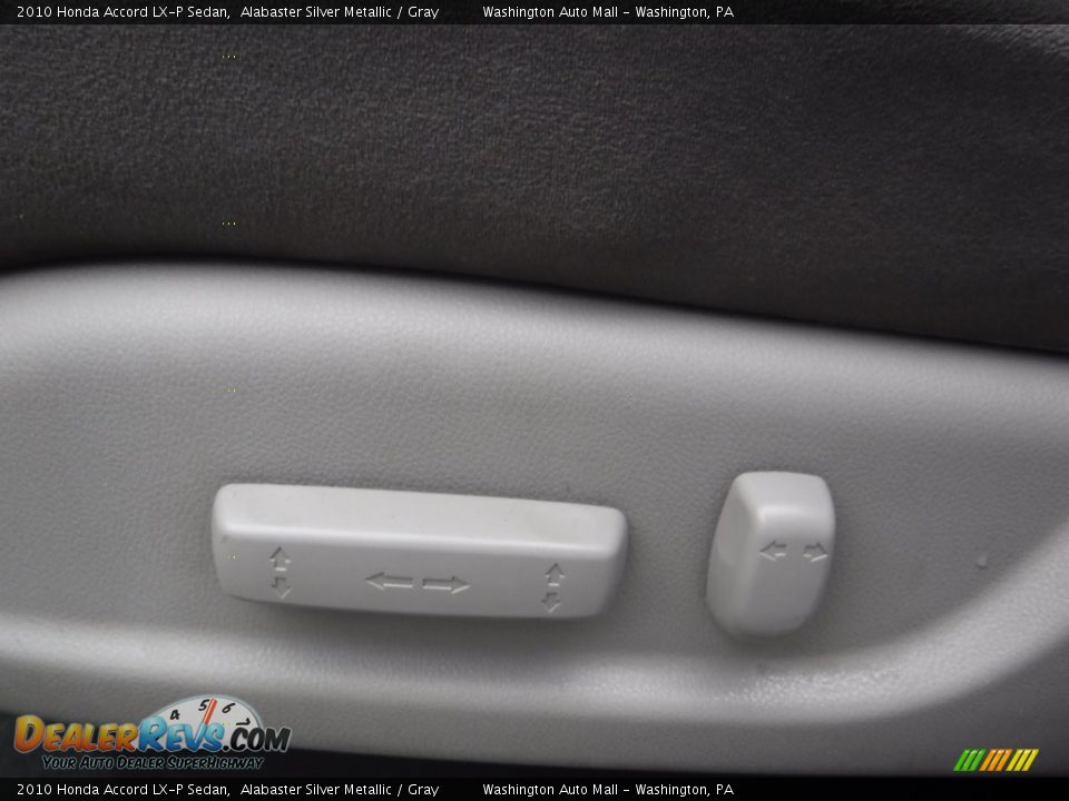 2010 Honda Accord LX-P Sedan Alabaster Silver Metallic / Gray Photo #11