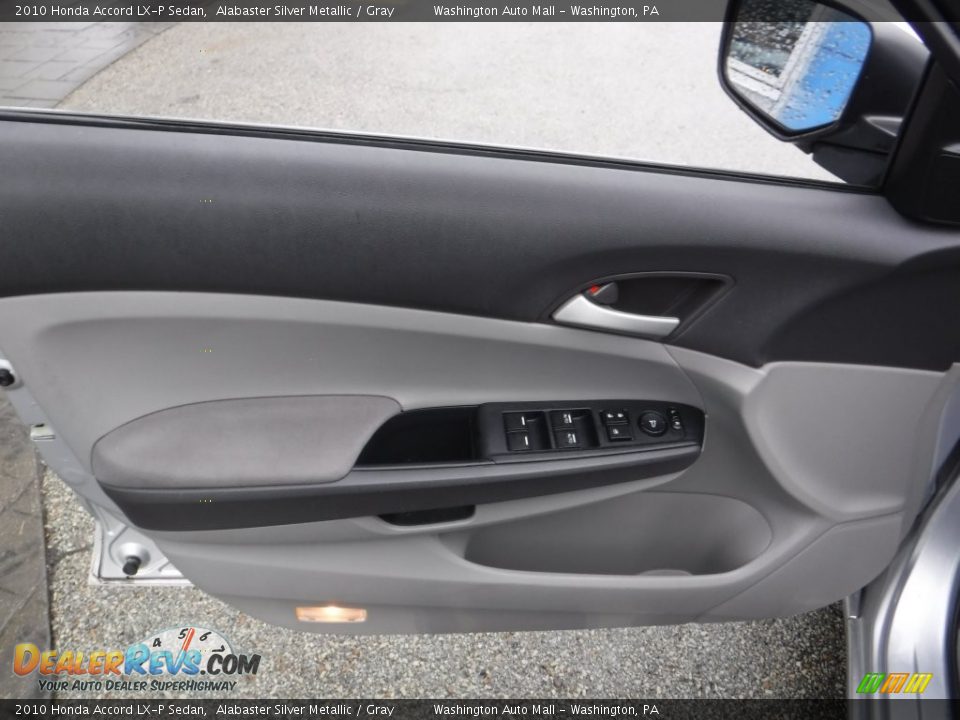 2010 Honda Accord LX-P Sedan Alabaster Silver Metallic / Gray Photo #12