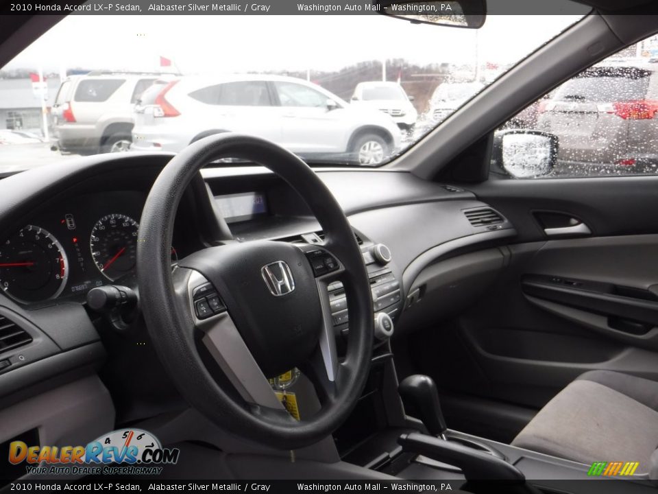 2010 Honda Accord LX-P Sedan Alabaster Silver Metallic / Gray Photo #13