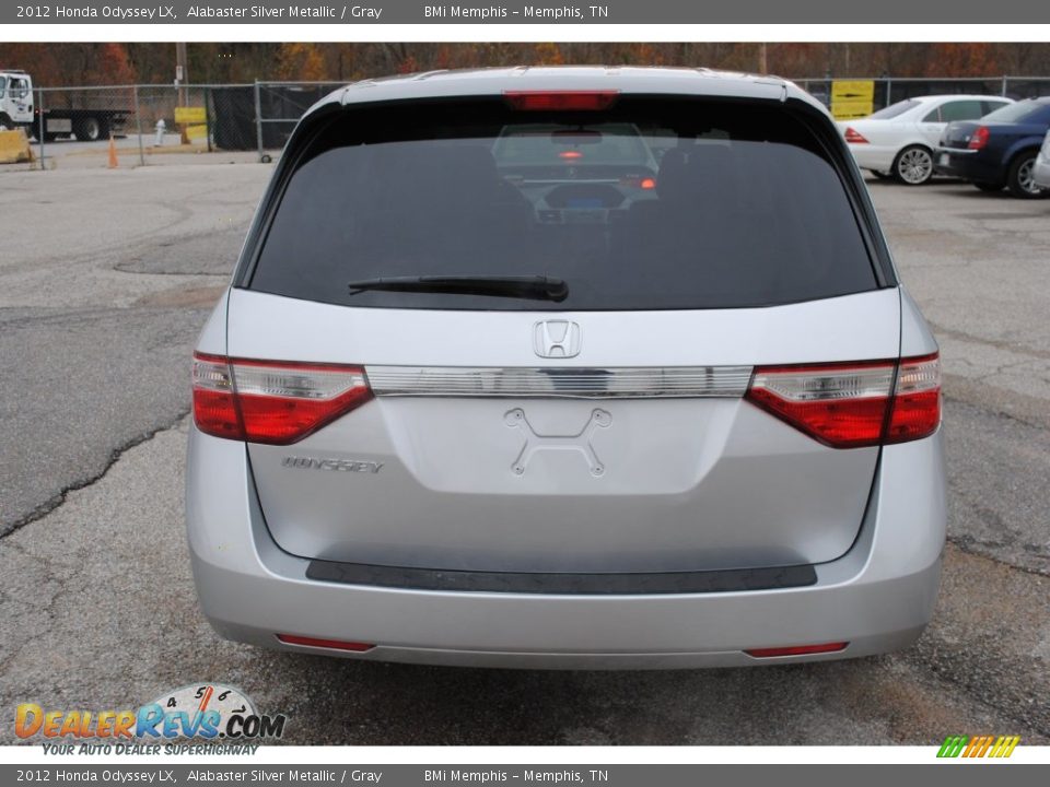 2012 Honda Odyssey LX Alabaster Silver Metallic / Gray Photo #4