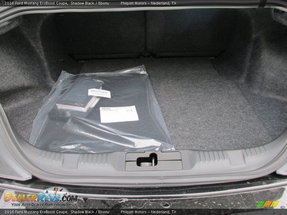 2016 Ford Mustang EcoBoost Coupe Trunk Photo #15
