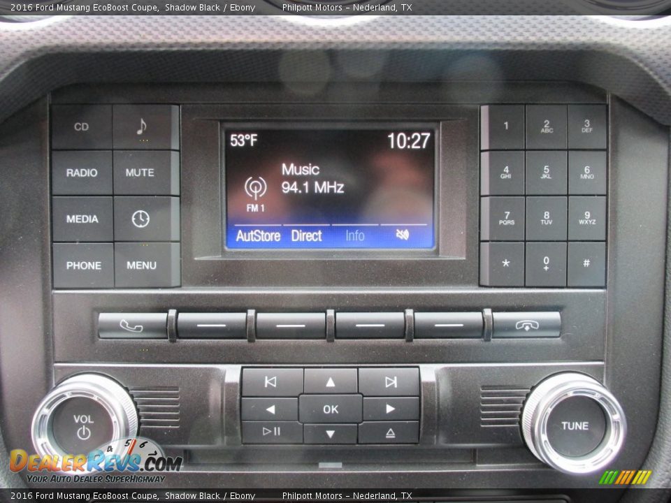 Controls of 2016 Ford Mustang EcoBoost Coupe Photo #24