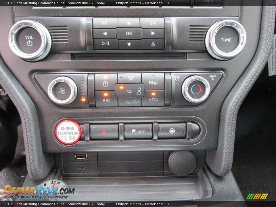 Controls of 2016 Ford Mustang EcoBoost Coupe Photo #25