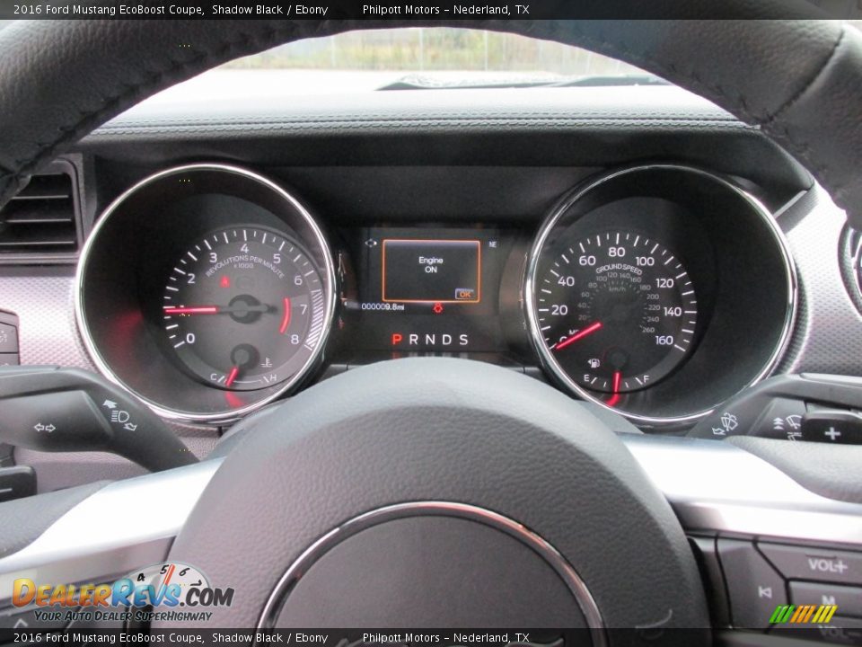 2016 Ford Mustang EcoBoost Coupe Gauges Photo #28