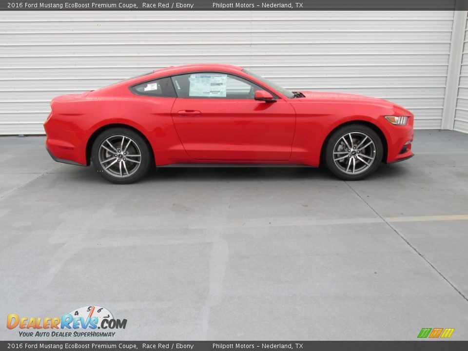 Race Red 2016 Ford Mustang EcoBoost Premium Coupe Photo #3