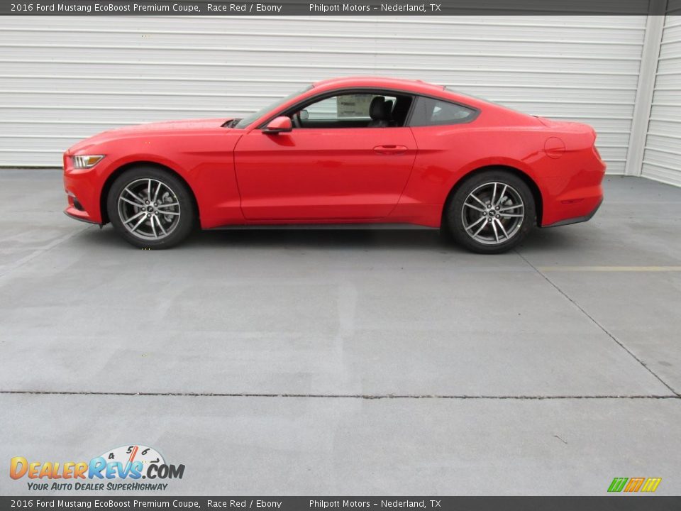 2016 Ford Mustang EcoBoost Premium Coupe Race Red / Ebony Photo #6