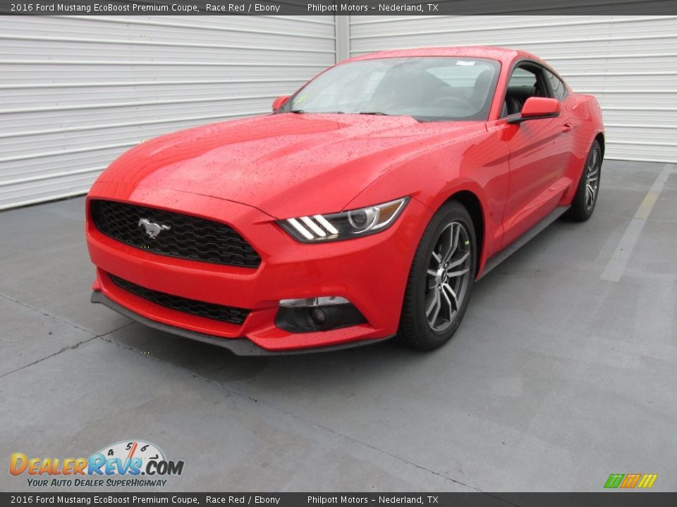 2016 Ford Mustang EcoBoost Premium Coupe Race Red / Ebony Photo #7