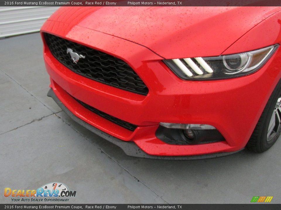 2016 Ford Mustang EcoBoost Premium Coupe Race Red / Ebony Photo #10