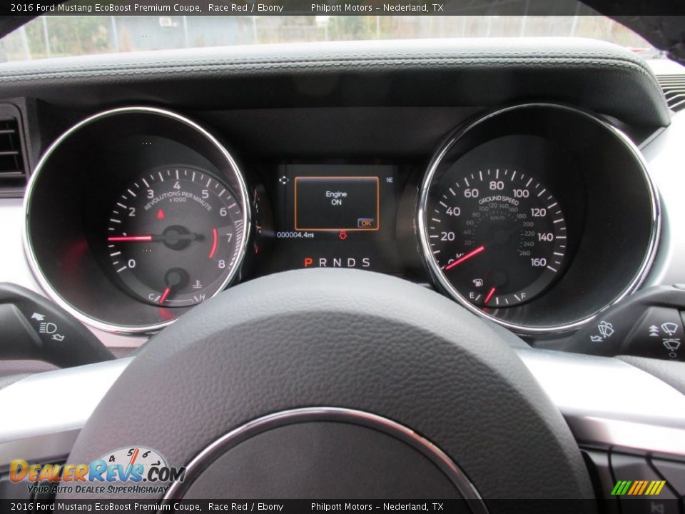 2016 Ford Mustang EcoBoost Premium Coupe Gauges Photo #28
