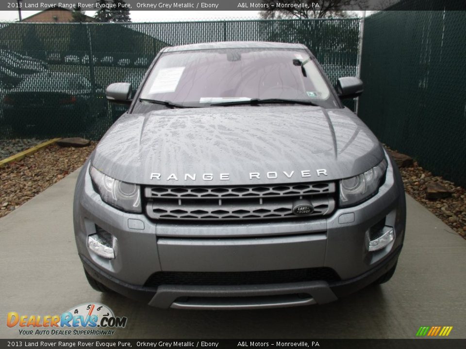 2013 Land Rover Range Rover Evoque Pure Orkney Grey Metallic / Ebony Photo #6