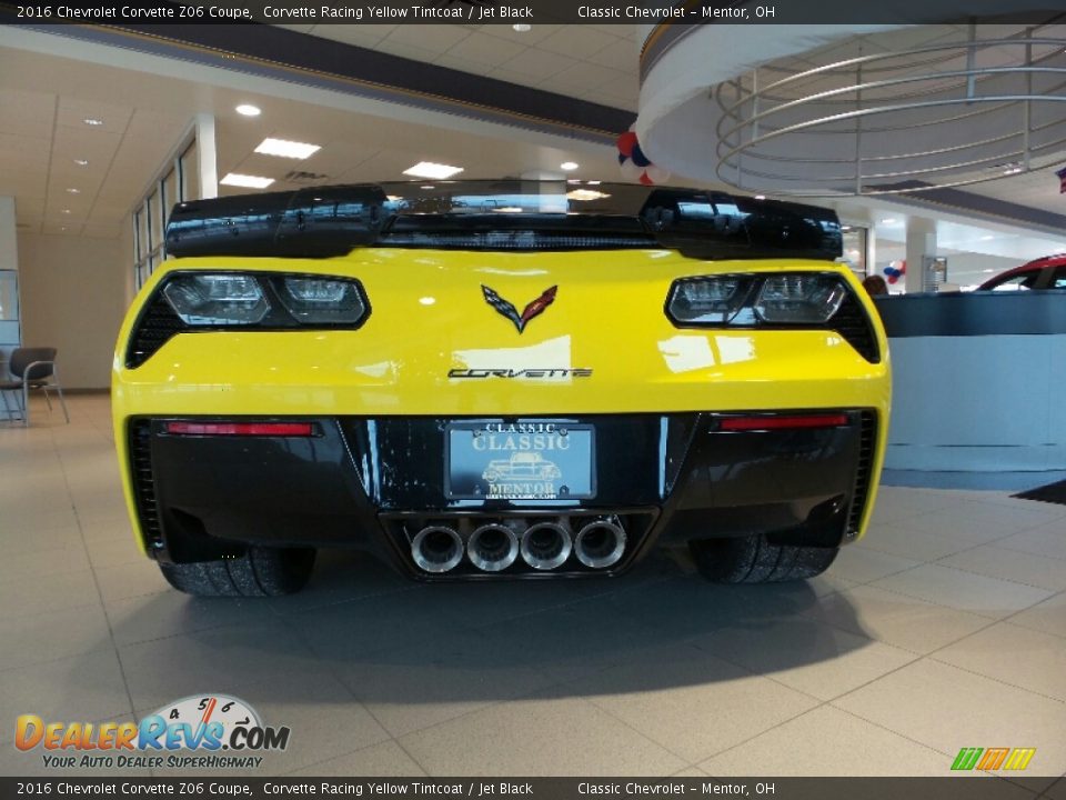 2016 Chevrolet Corvette Z06 Coupe Corvette Racing Yellow Tintcoat / Jet Black Photo #10