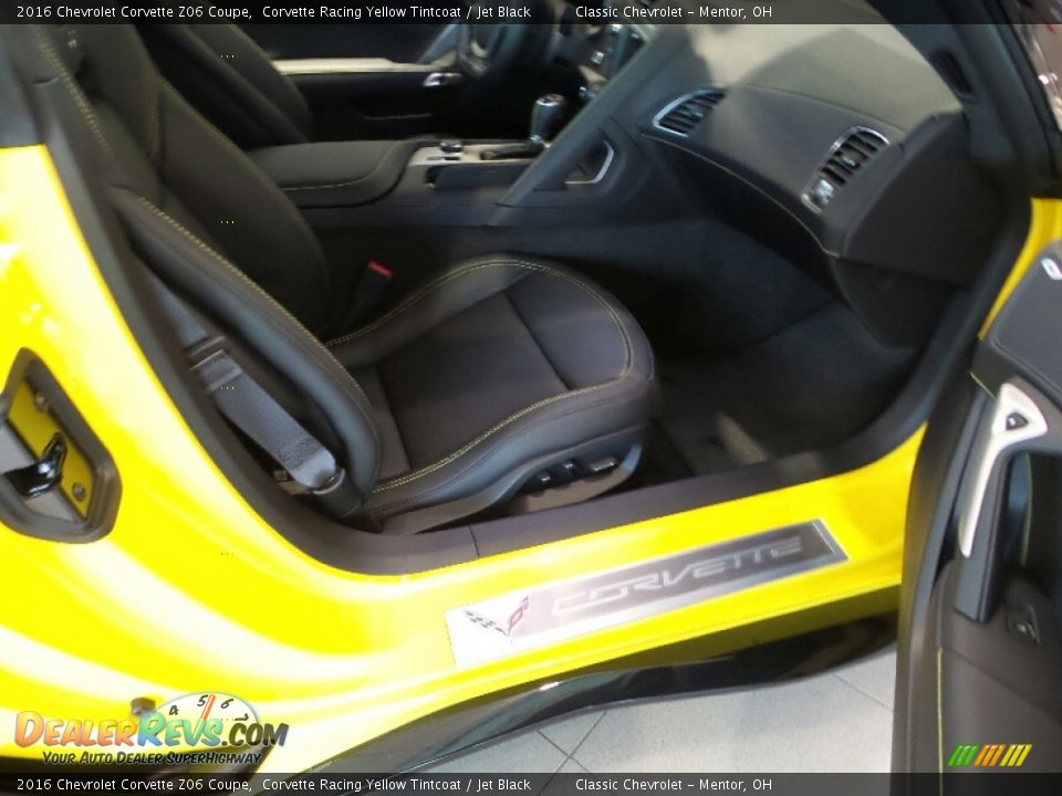 2016 Chevrolet Corvette Z06 Coupe Corvette Racing Yellow Tintcoat / Jet Black Photo #11