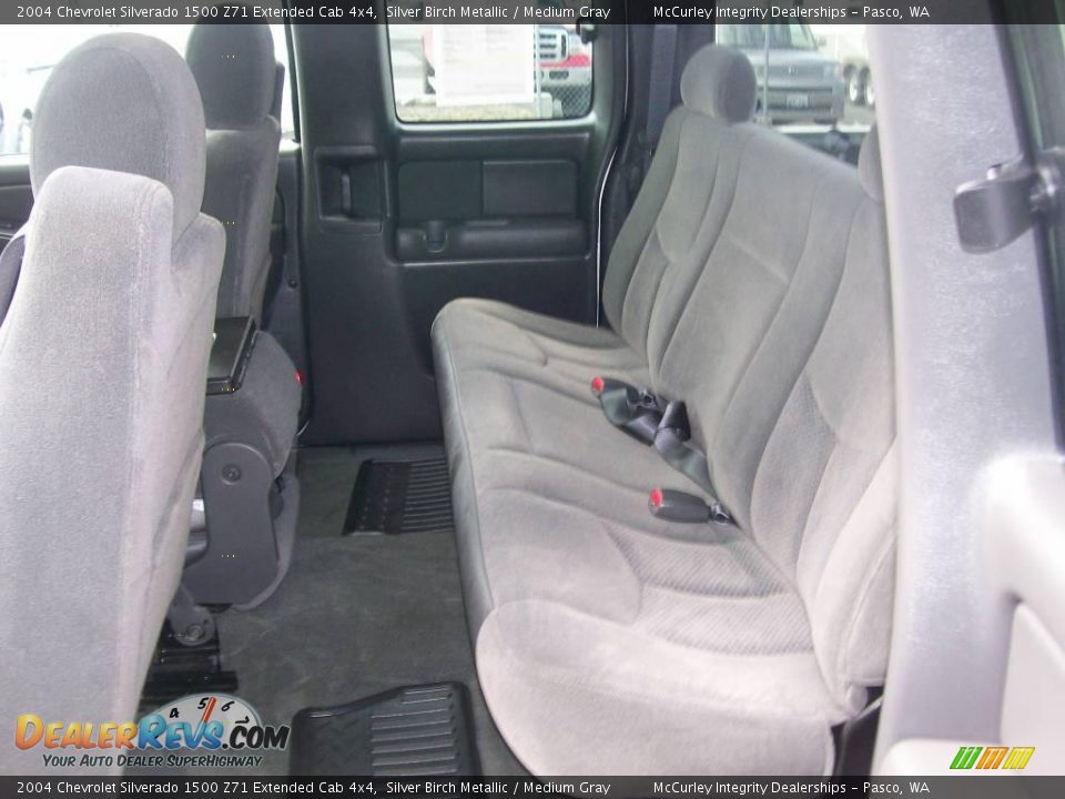 2004 Chevrolet Silverado 1500 Z71 Extended Cab 4x4 Silver Birch Metallic / Medium Gray Photo #6