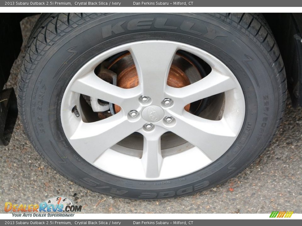 2013 Subaru Outback 2.5i Premium Crystal Black Silica / Ivory Photo #22