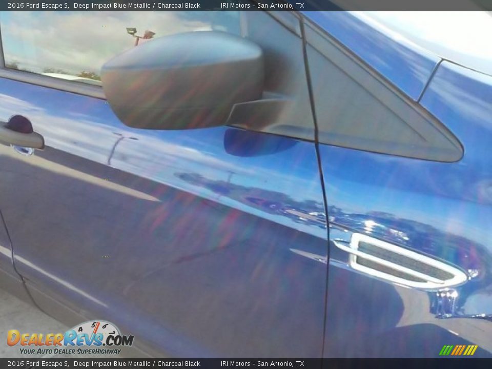 2016 Ford Escape S Deep Impact Blue Metallic / Charcoal Black Photo #5