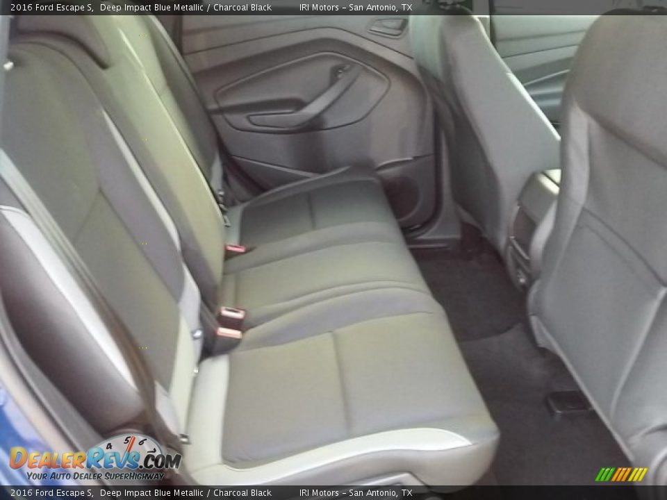 2016 Ford Escape S Deep Impact Blue Metallic / Charcoal Black Photo #16