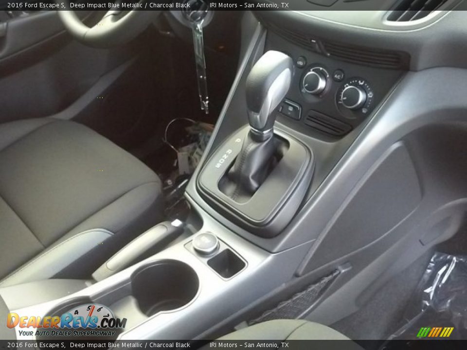 2016 Ford Escape S Deep Impact Blue Metallic / Charcoal Black Photo #19