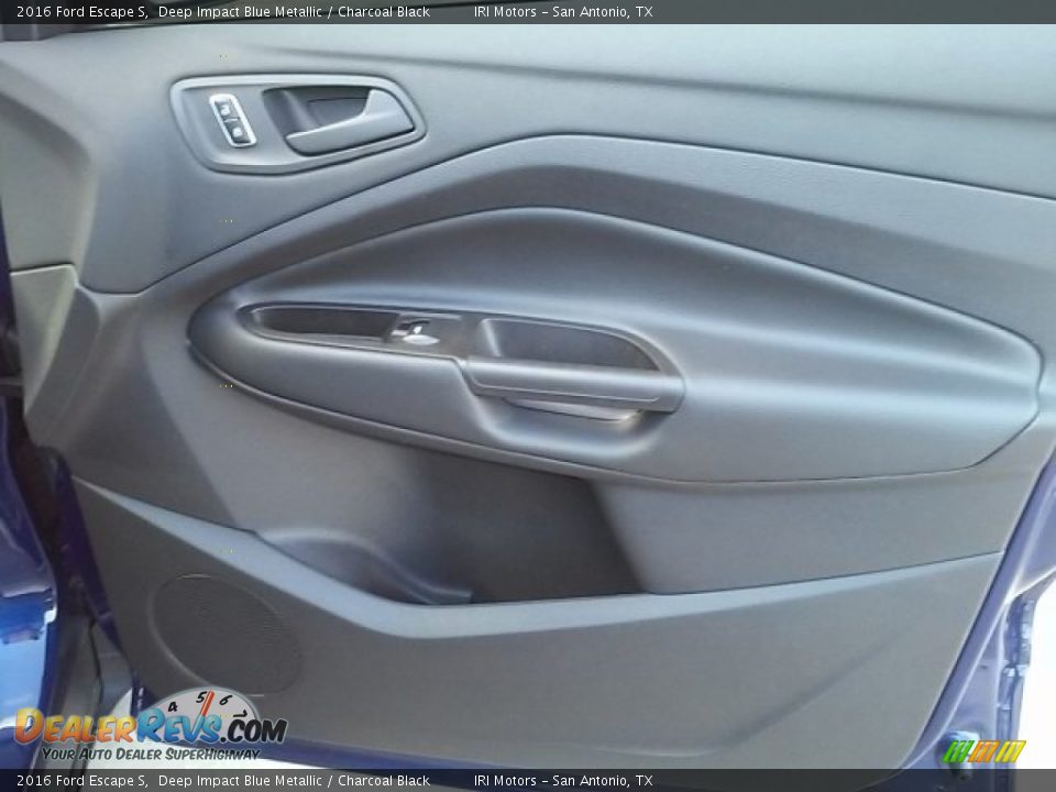 2016 Ford Escape S Deep Impact Blue Metallic / Charcoal Black Photo #21