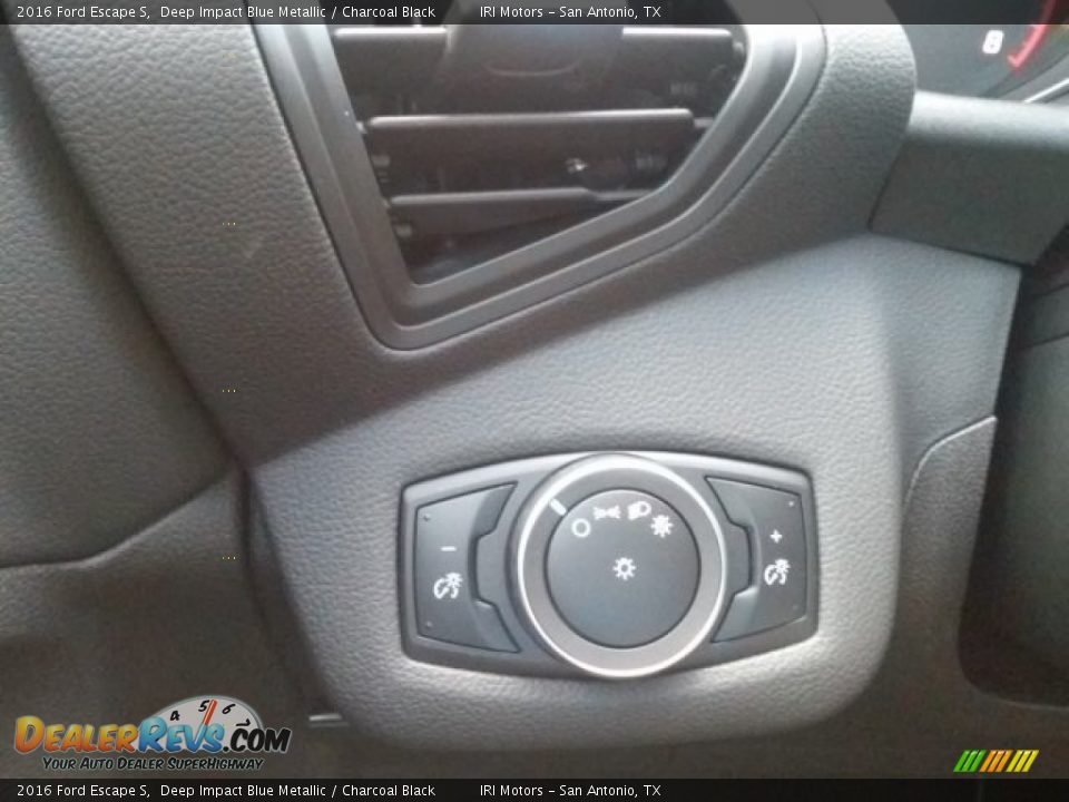 2016 Ford Escape S Deep Impact Blue Metallic / Charcoal Black Photo #24