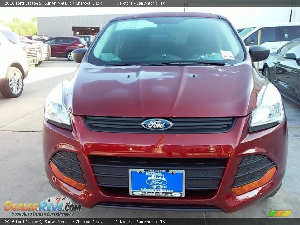 2016 Ford Escape S Sunset Metallic / Charcoal Black Photo #6