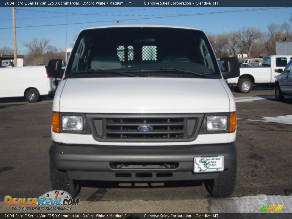 2004 Ford E Series Van E250 Commercial Oxford White / Medium Flint Photo #7