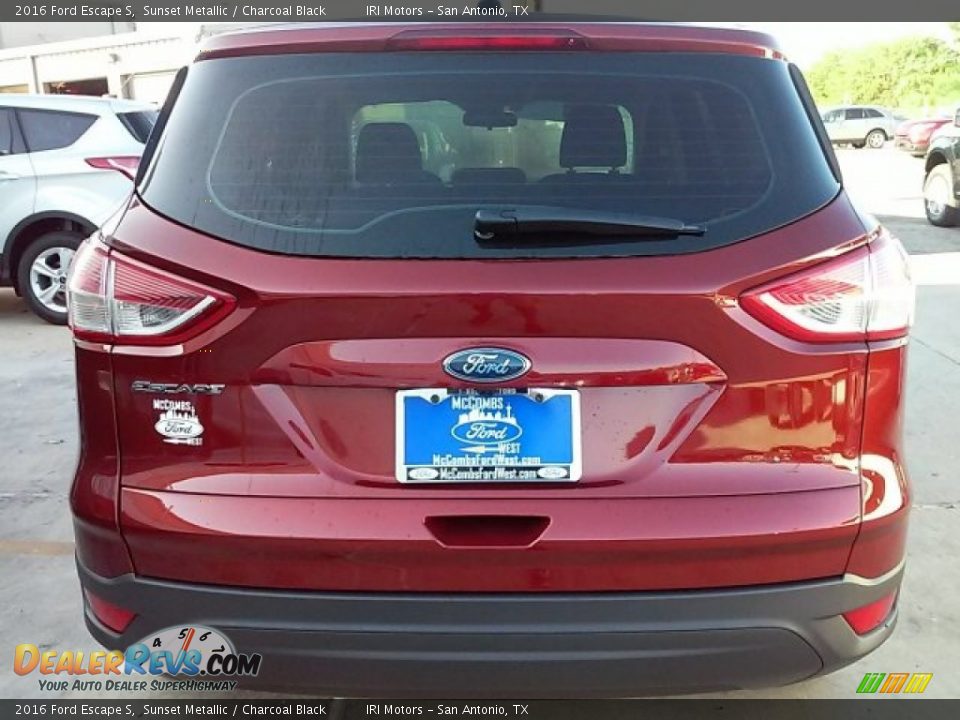 2016 Ford Escape S Sunset Metallic / Charcoal Black Photo #12