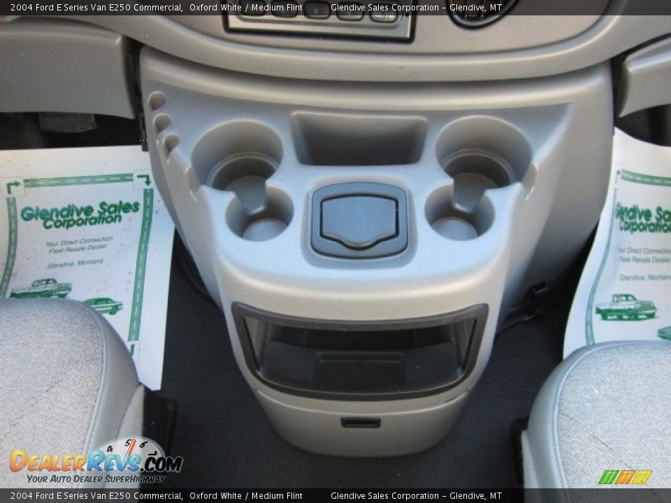 2004 Ford E Series Van E250 Commercial Oxford White / Medium Flint Photo #22