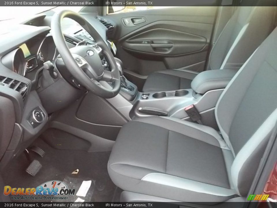 2016 Ford Escape S Sunset Metallic / Charcoal Black Photo #24