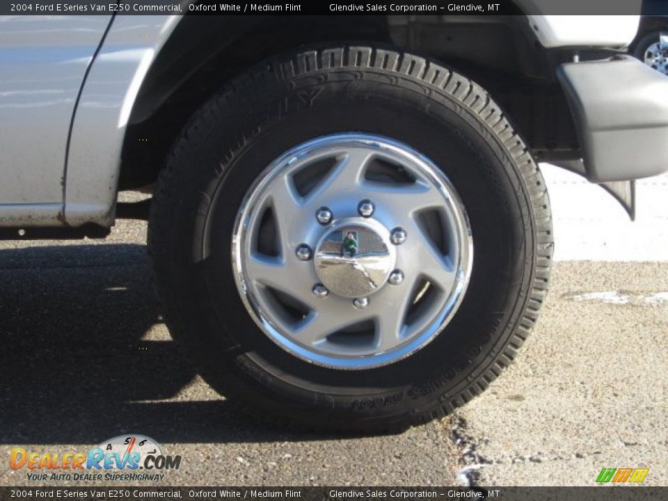 2004 Ford E Series Van E250 Commercial Oxford White / Medium Flint Photo #24