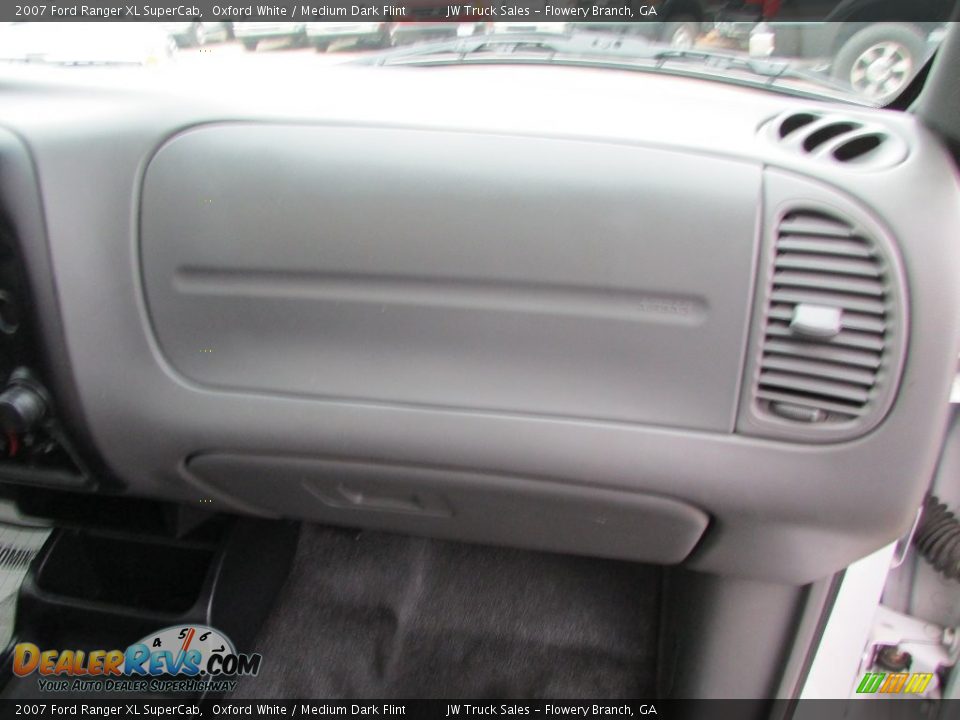 2007 Ford Ranger XL SuperCab Oxford White / Medium Dark Flint Photo #22