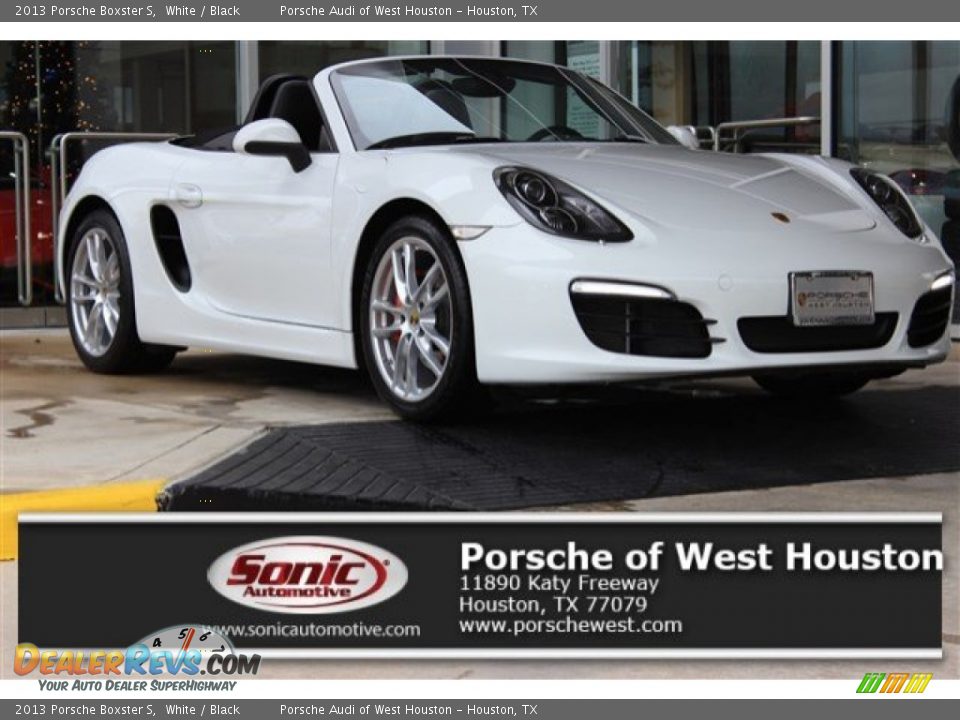 2013 Porsche Boxster S White / Black Photo #1